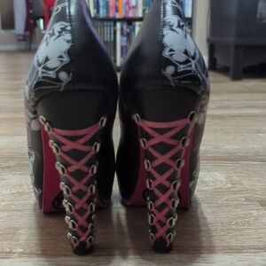 Black and Pink Women's Heels